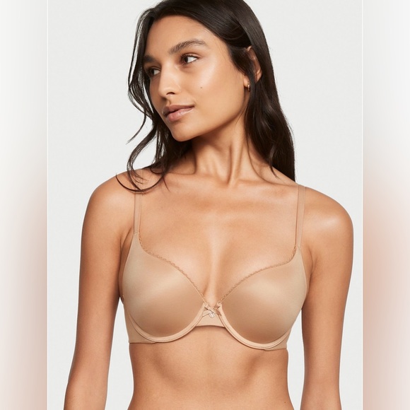 Victoria’s Secret Body by Victoria Perfect Shape Push Up Bra In Praline 36C NWT - Picture 1 of 16